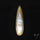 Long Rose Cut Mother Of Pearl Doublet with Quartz