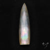 Long Rose Cut Mother Of Pearl Doublet with Quartz