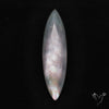 Long Rose Cut Mother Of Pearl Doublet with Quartz