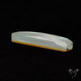 Long Rose Cut Mother Of Pearl Doublet with Quartz