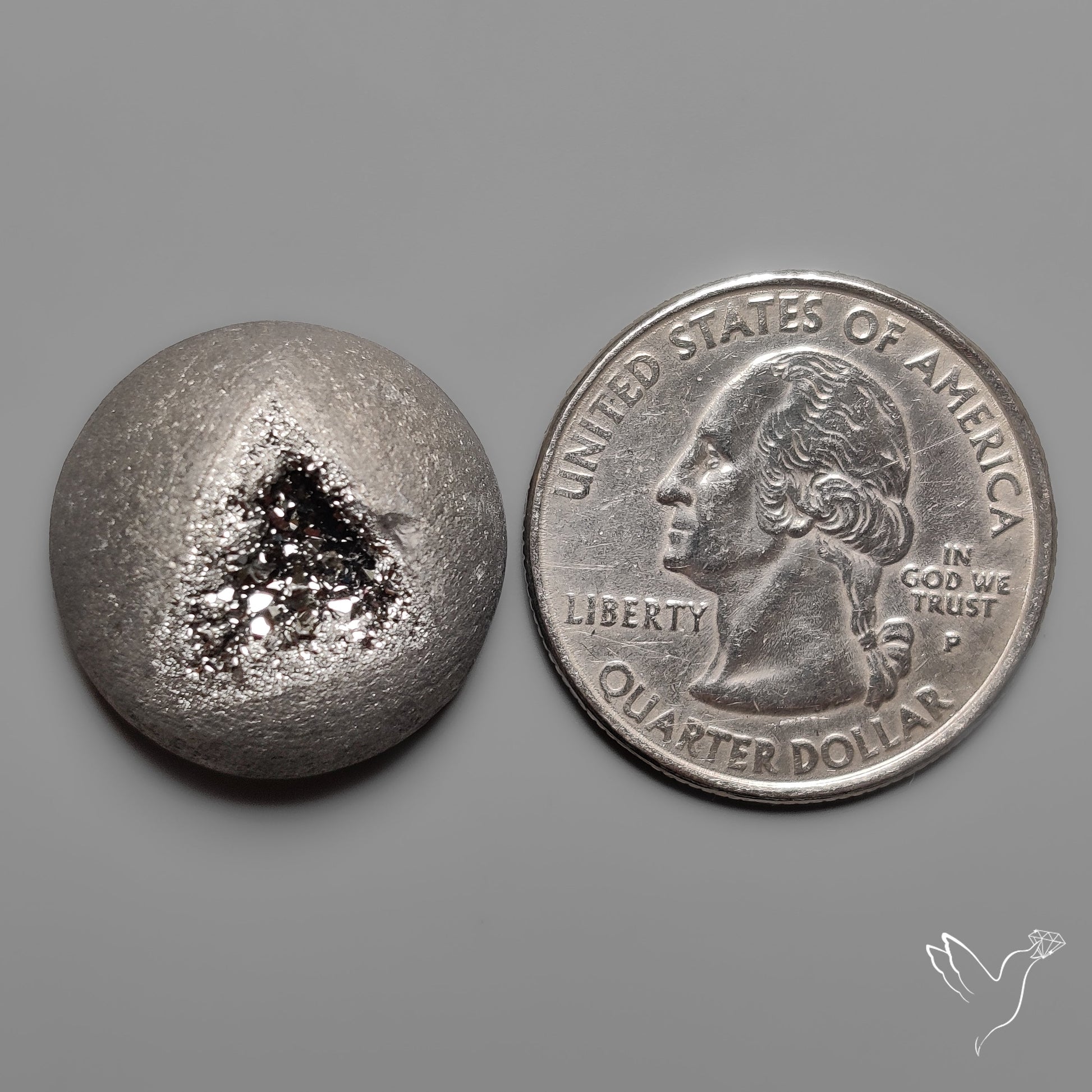 Titanium Coated Druzy Pocket