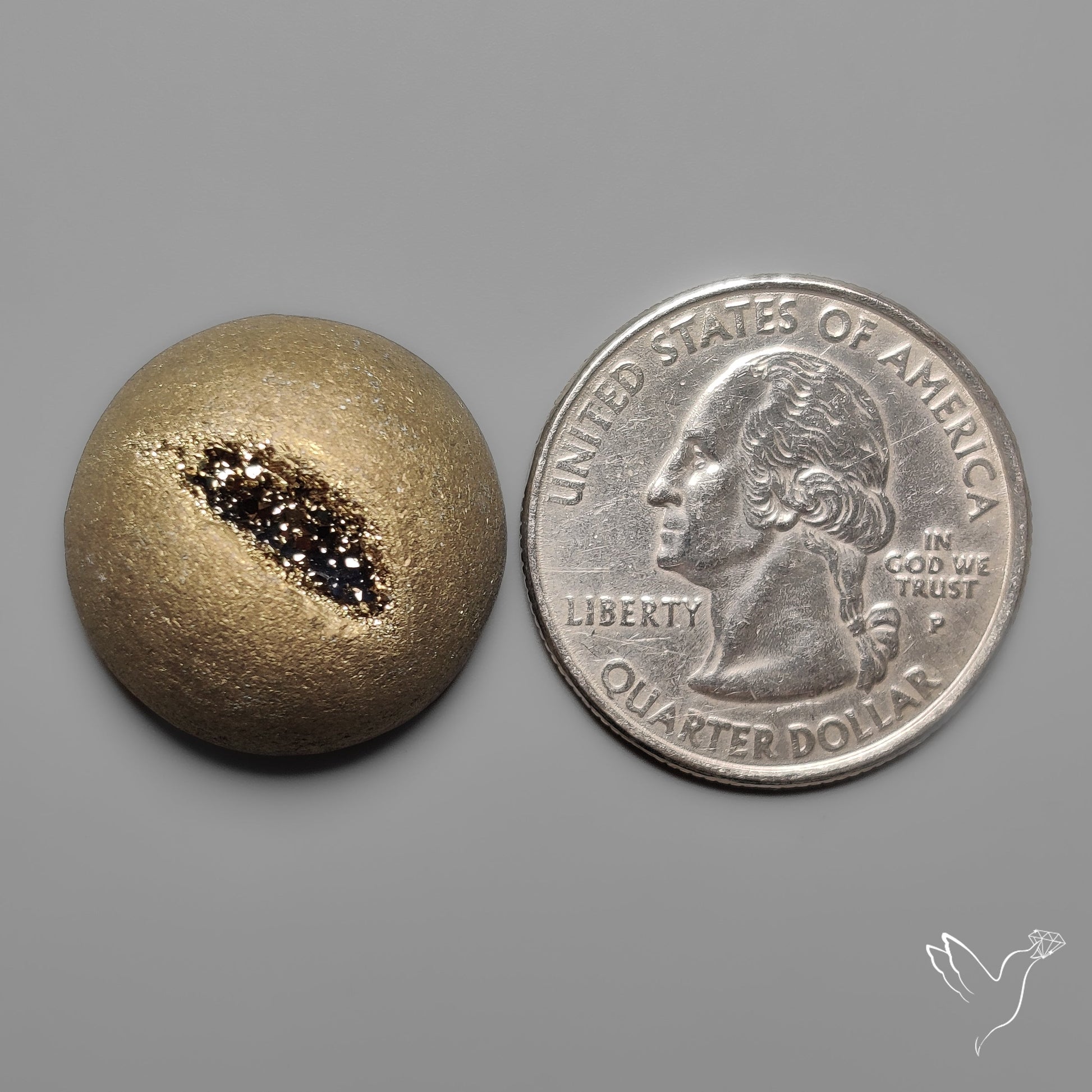 Titanium Coated Druzy Pocket