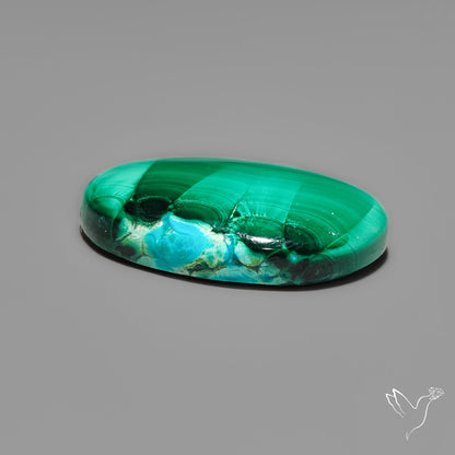 Malachite with Chattoyancy Cabochon