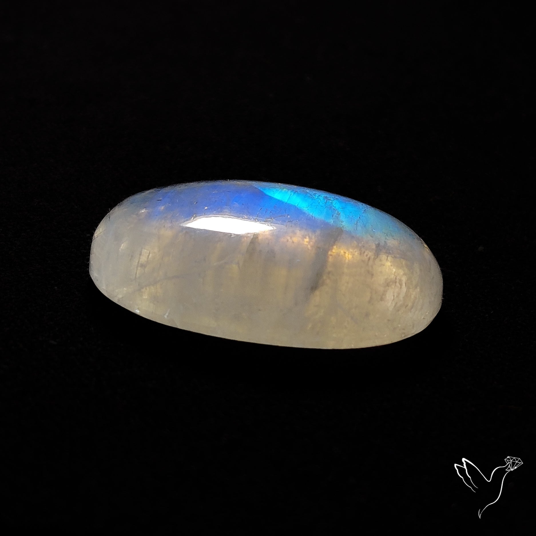 Rainbow Moonstone Cabochon