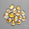 Trapiche Citrine Cabochon Rose Cuts Lot