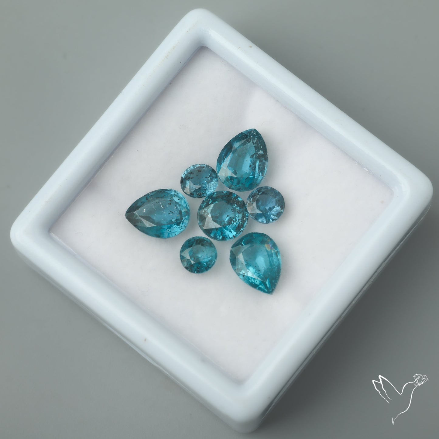 Top Grade Teal Ocean Kyanites AAA Faceted Set