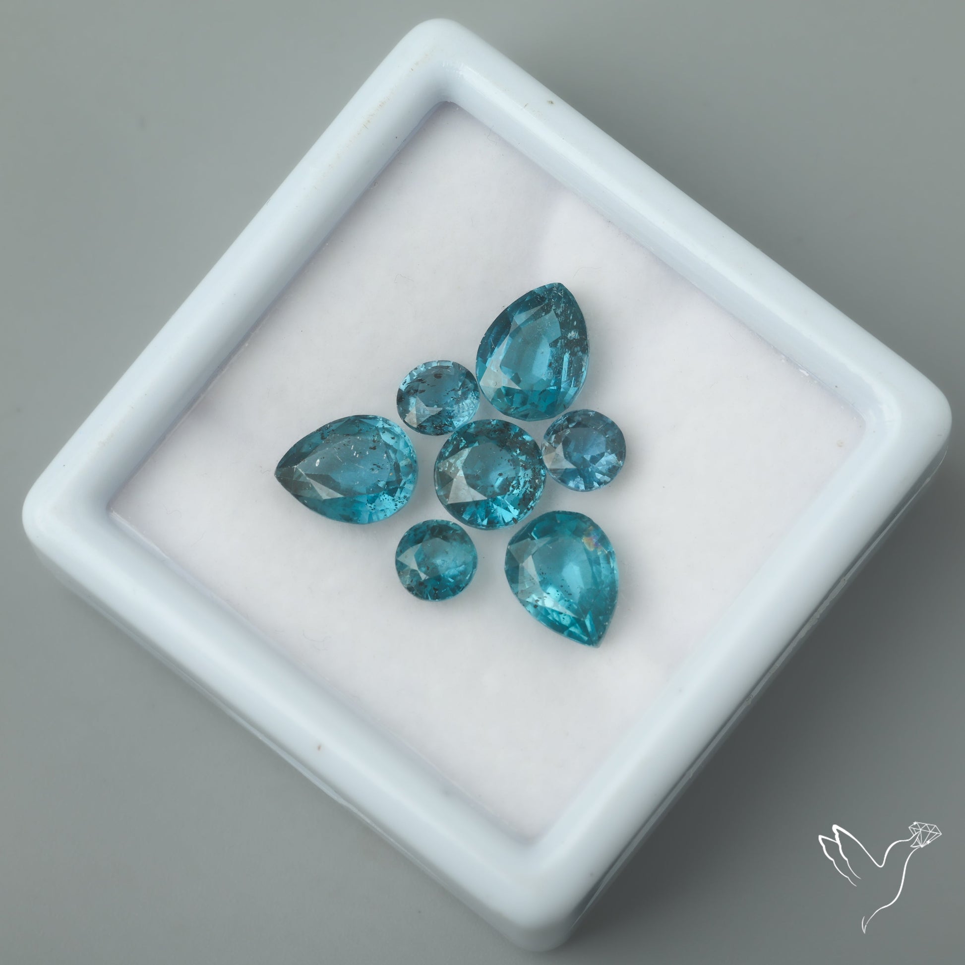 Top Grade Teal Ocean Kyanites AAA Faceted Set