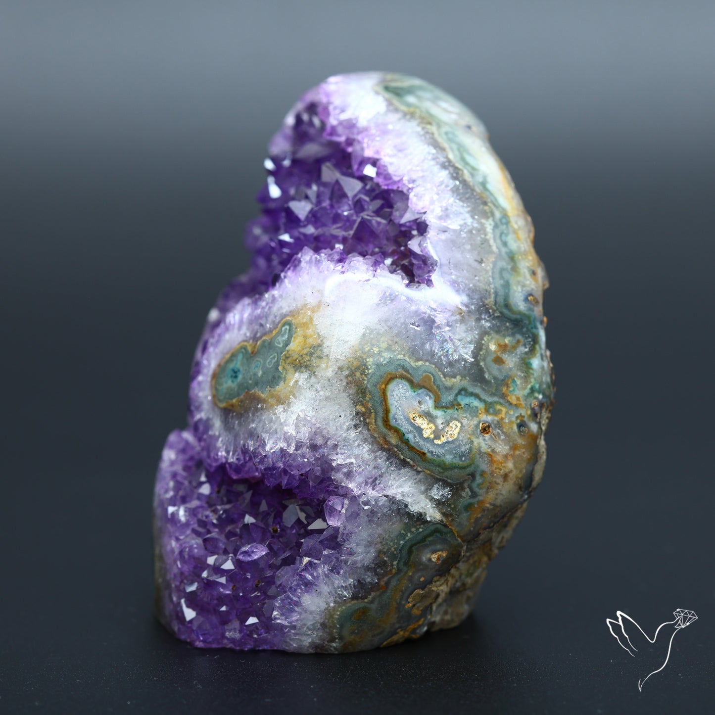 Amethyst Stalactite Cluster Druzy Specimen