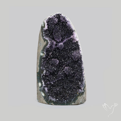 Deep Purple Amethyst Druzy Cluster Specimen