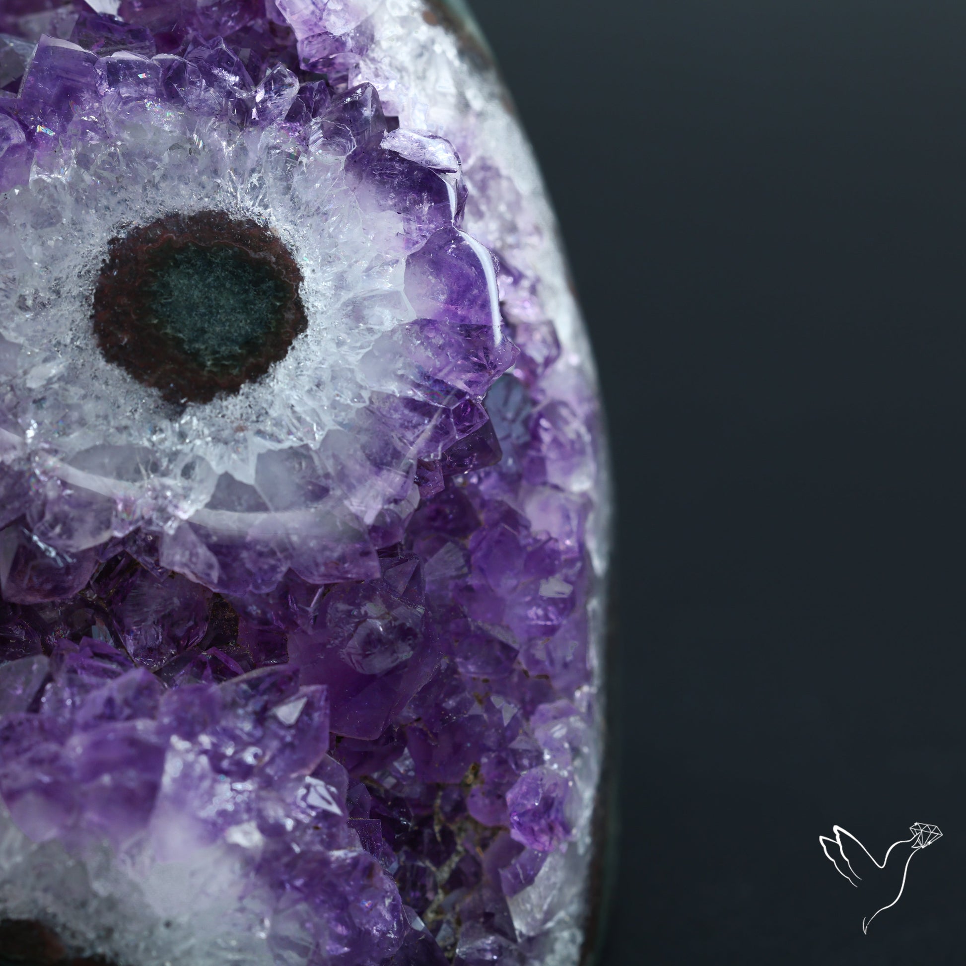 Amethyst Stalactite Cluster Druzy Specimen