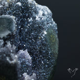 Black Amethyst Stalactite Cluster Druzy Specimen