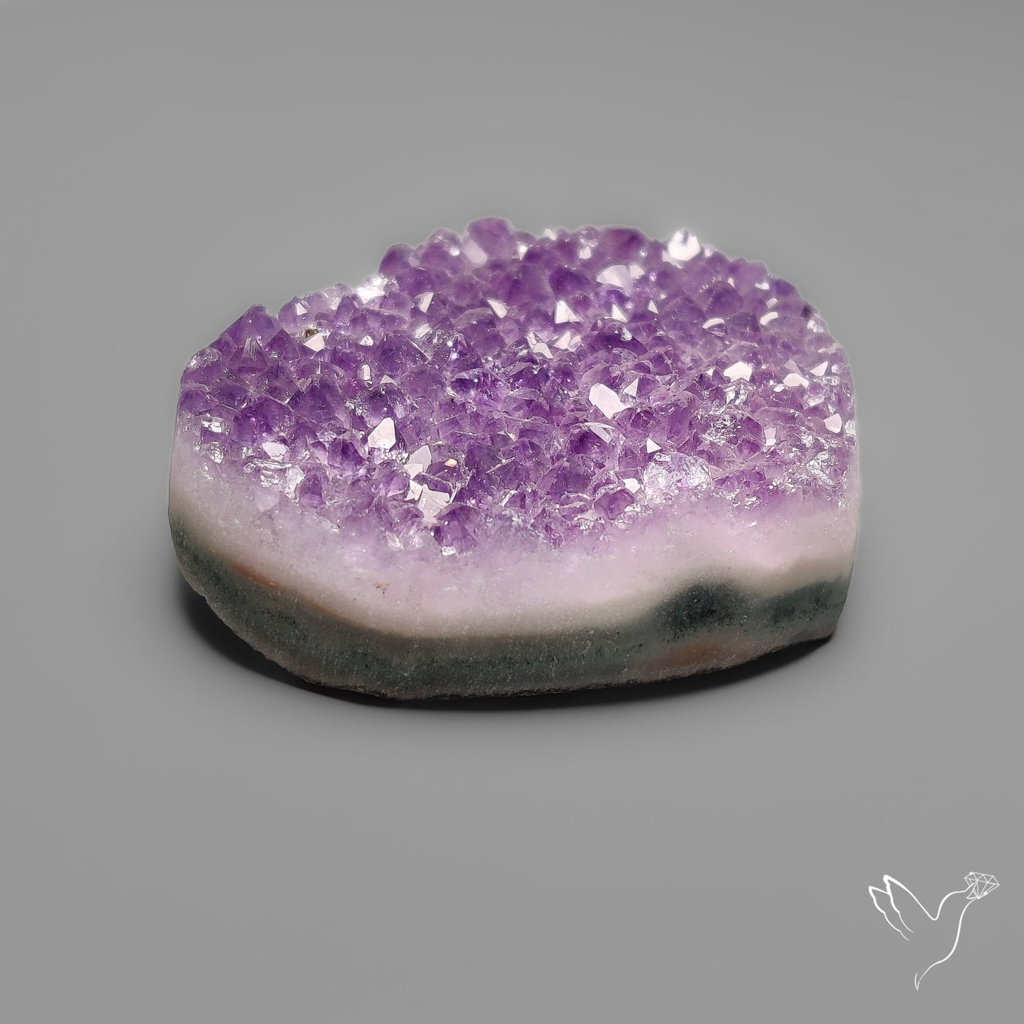 Large Amethyst Druzy Heart Specimen