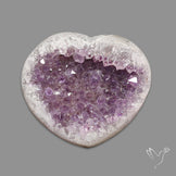 Large Amethyst Druzy Heart Specimen