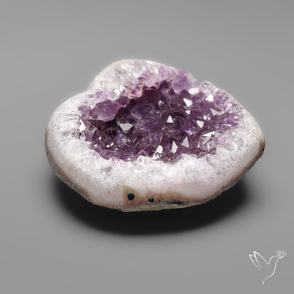 Large Amethyst Druzy Heart Specimen