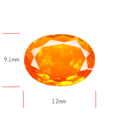 Mexican Fire Opal Faceted