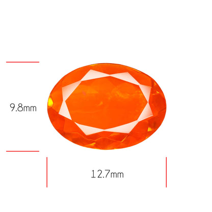 Mexican Fire Opal Faceted