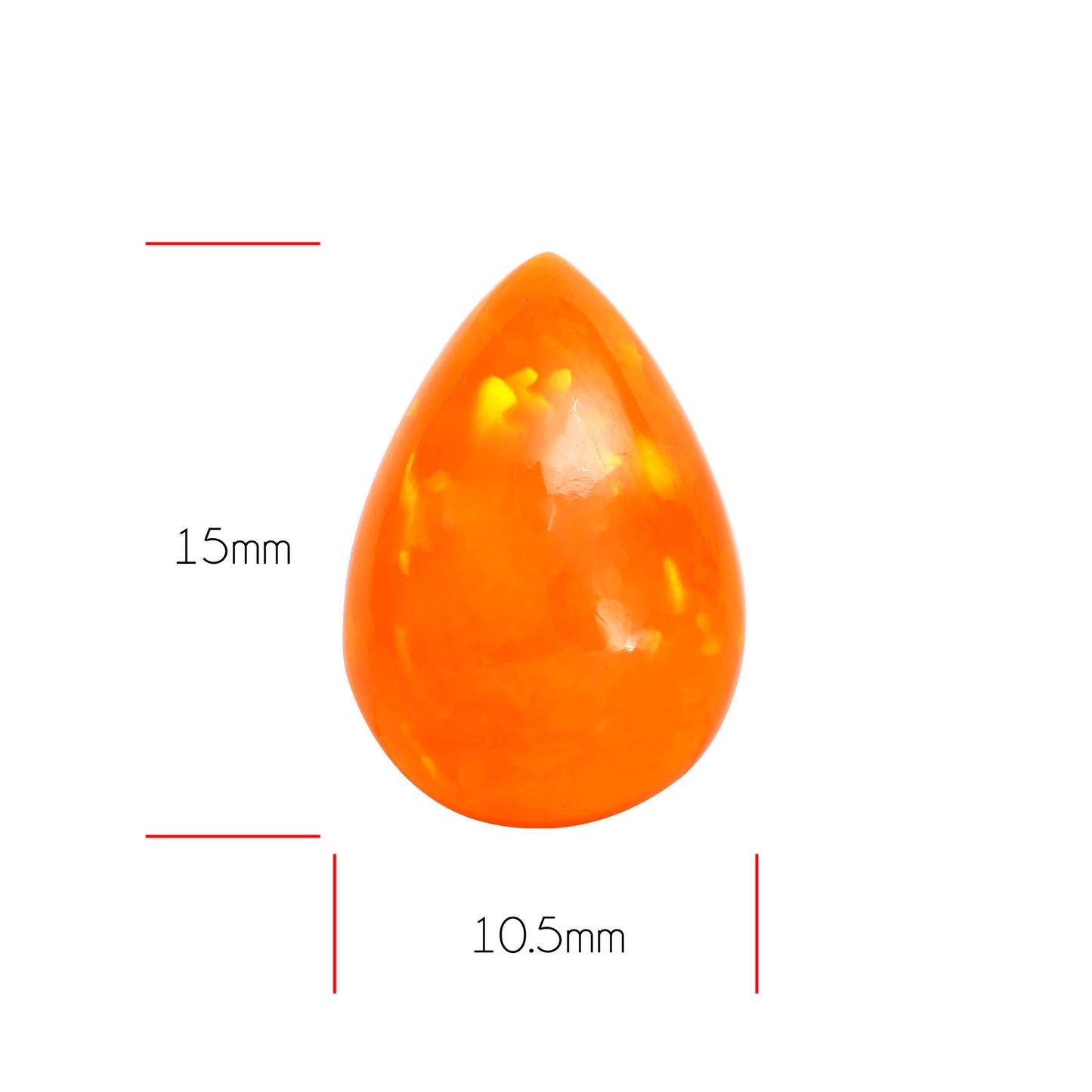 Mexican Fire Opal Cabochon