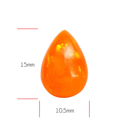 Mexican Fire Opal Cabochon