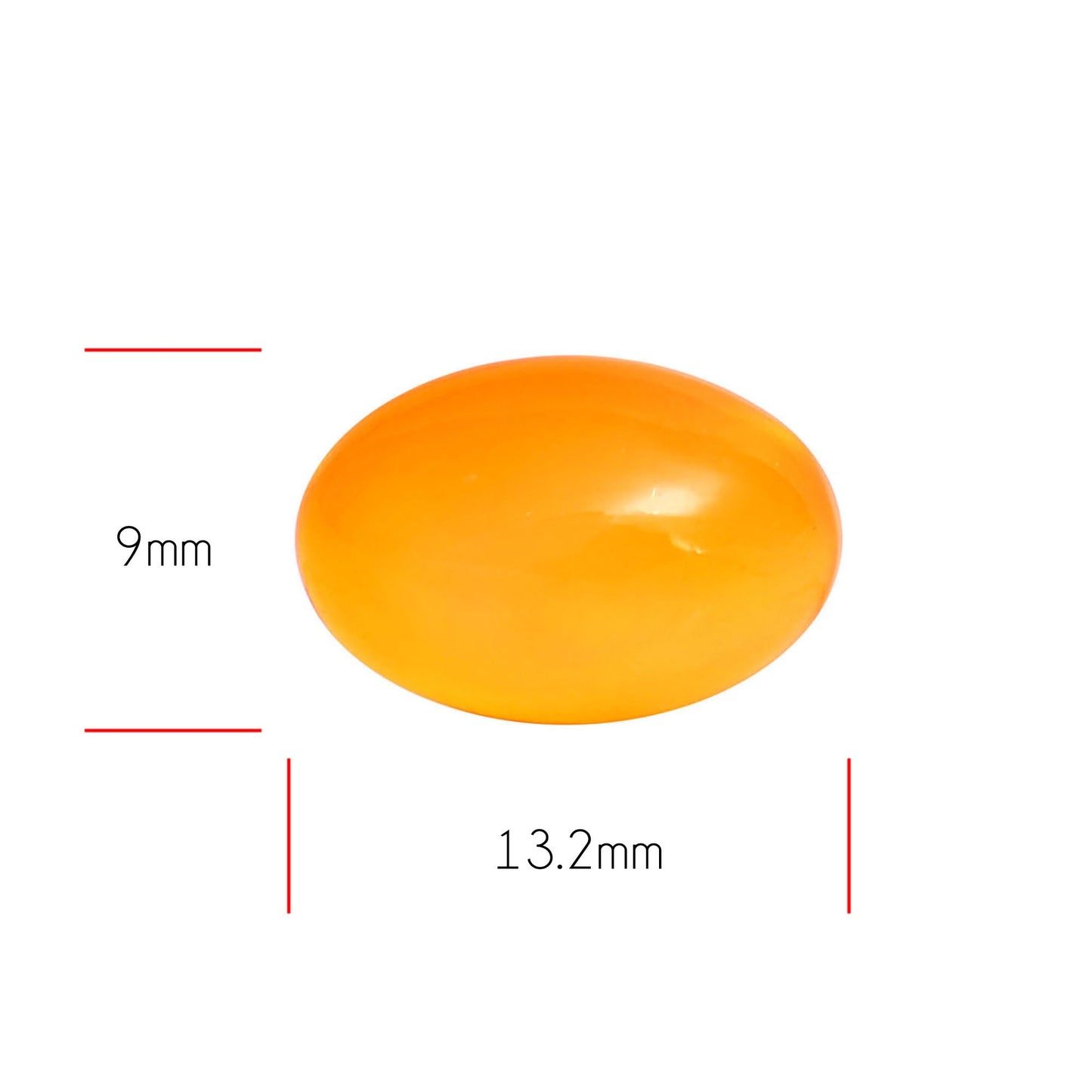 Mexican Fire Opal Cabochon