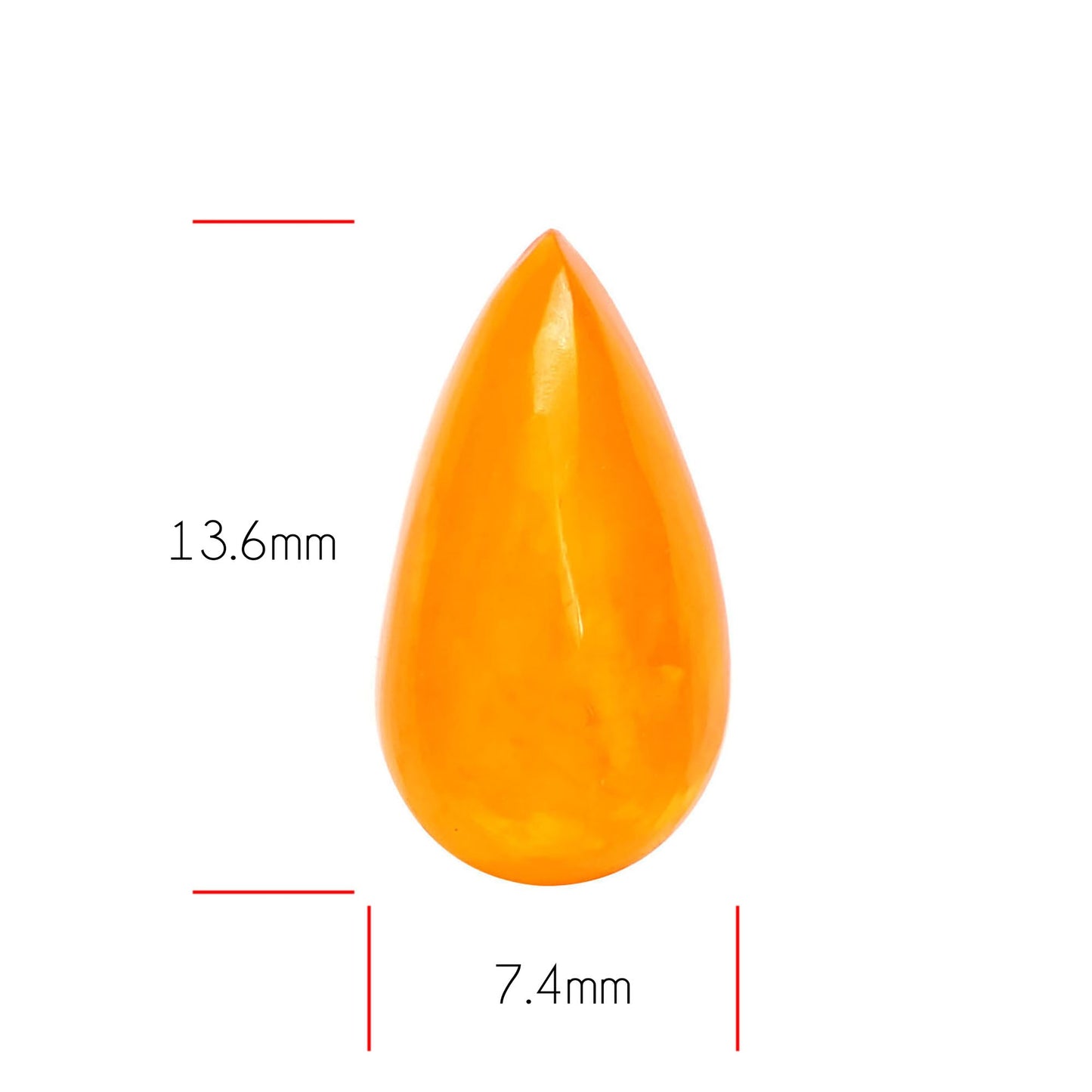 Mexican Fire Opal Cabochon