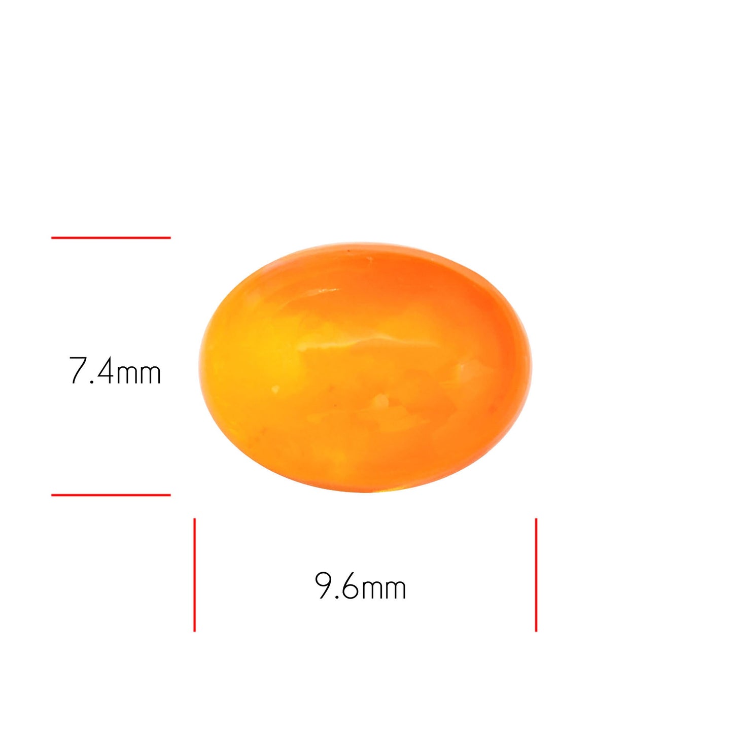 Mexican Fire Opal Cabochon