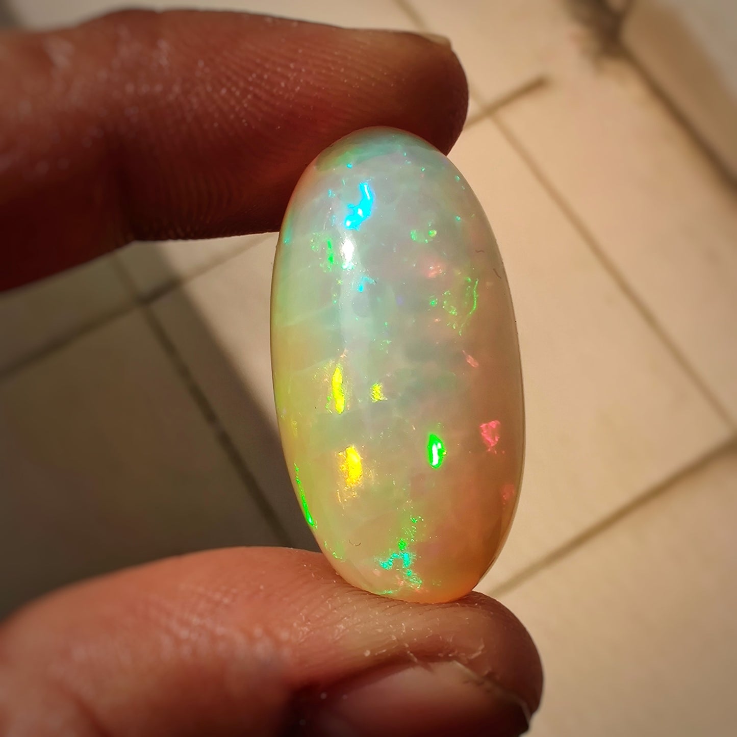 Rare Large Ethiopian Welo Opal Cabochon