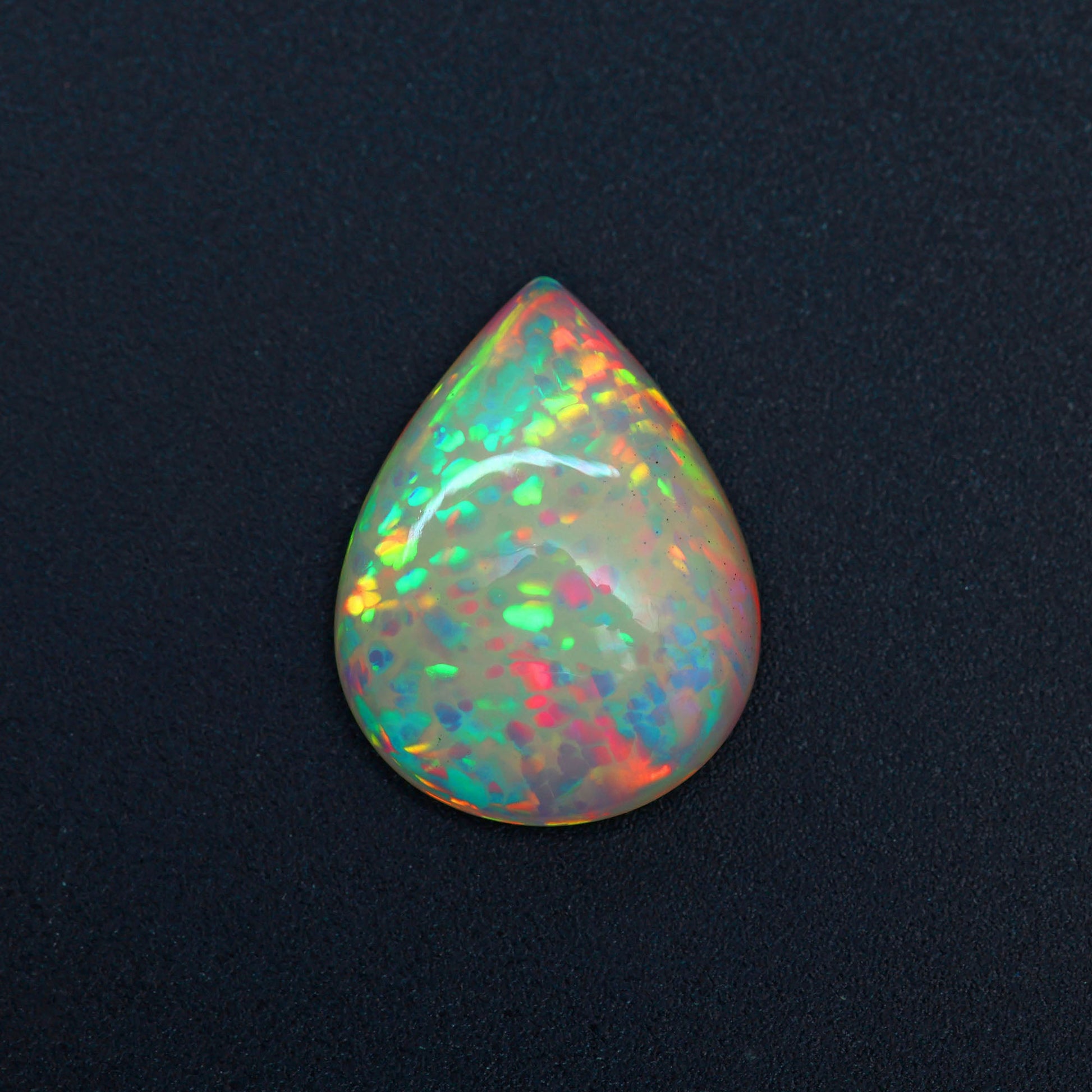 Rare Honeycomb Pattern Ethiopian Opal Cabochon