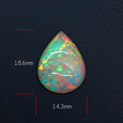 Rare Honeycomb Pattern Ethiopian Opal Cabochon