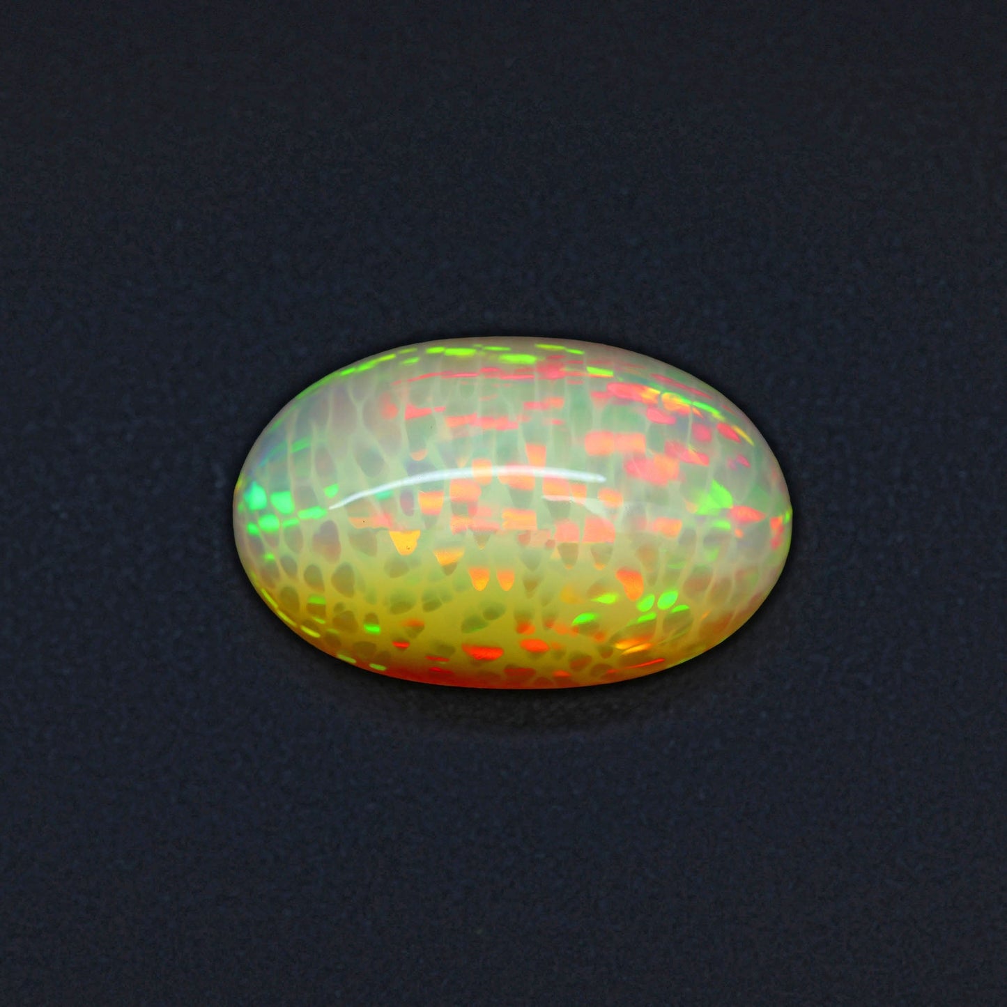AAA Rare Pattern Large Ethiopian Welo Opal Cabochon
