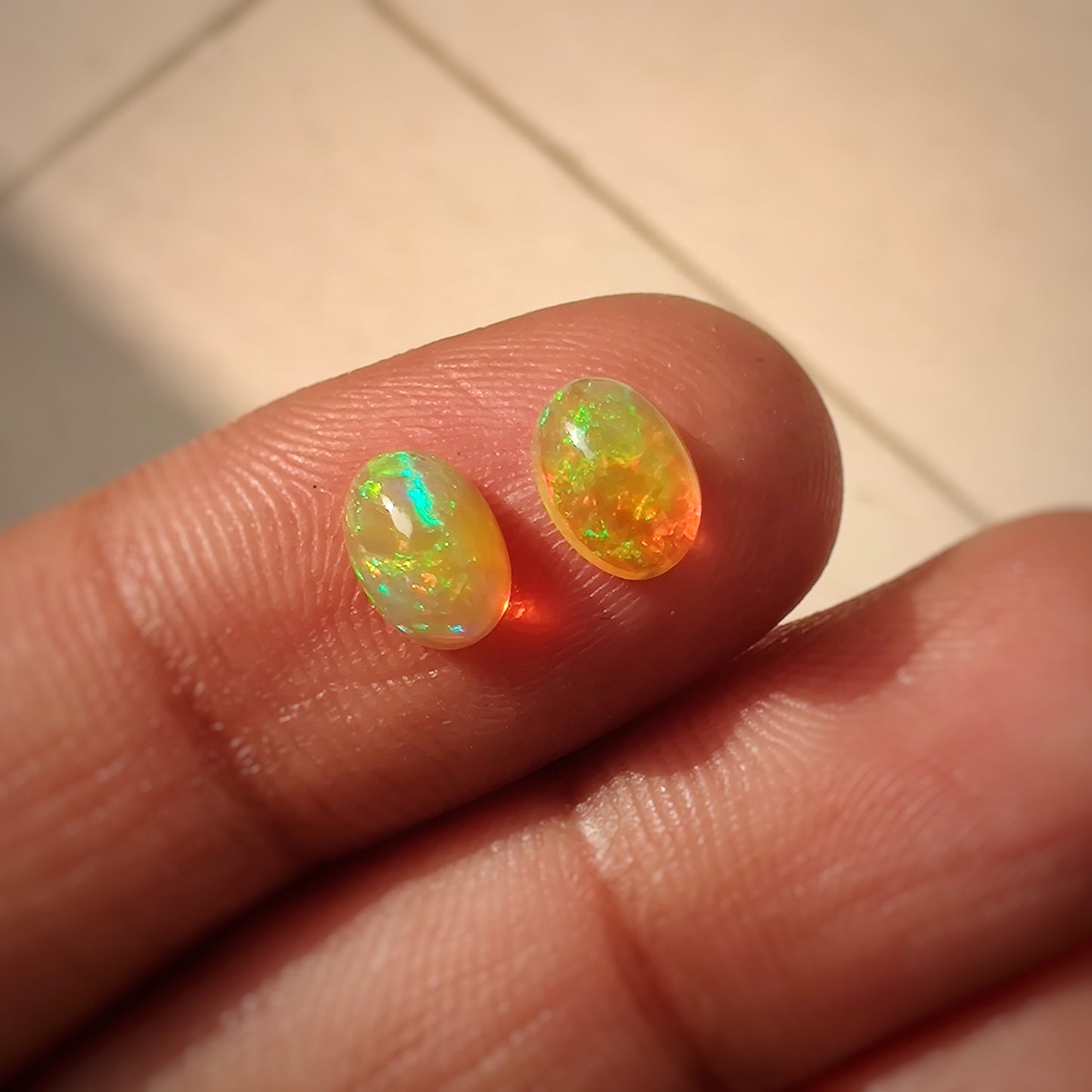 Ethiopian Welo Opals Pair