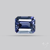 Greyish Purple Spinel Faceted