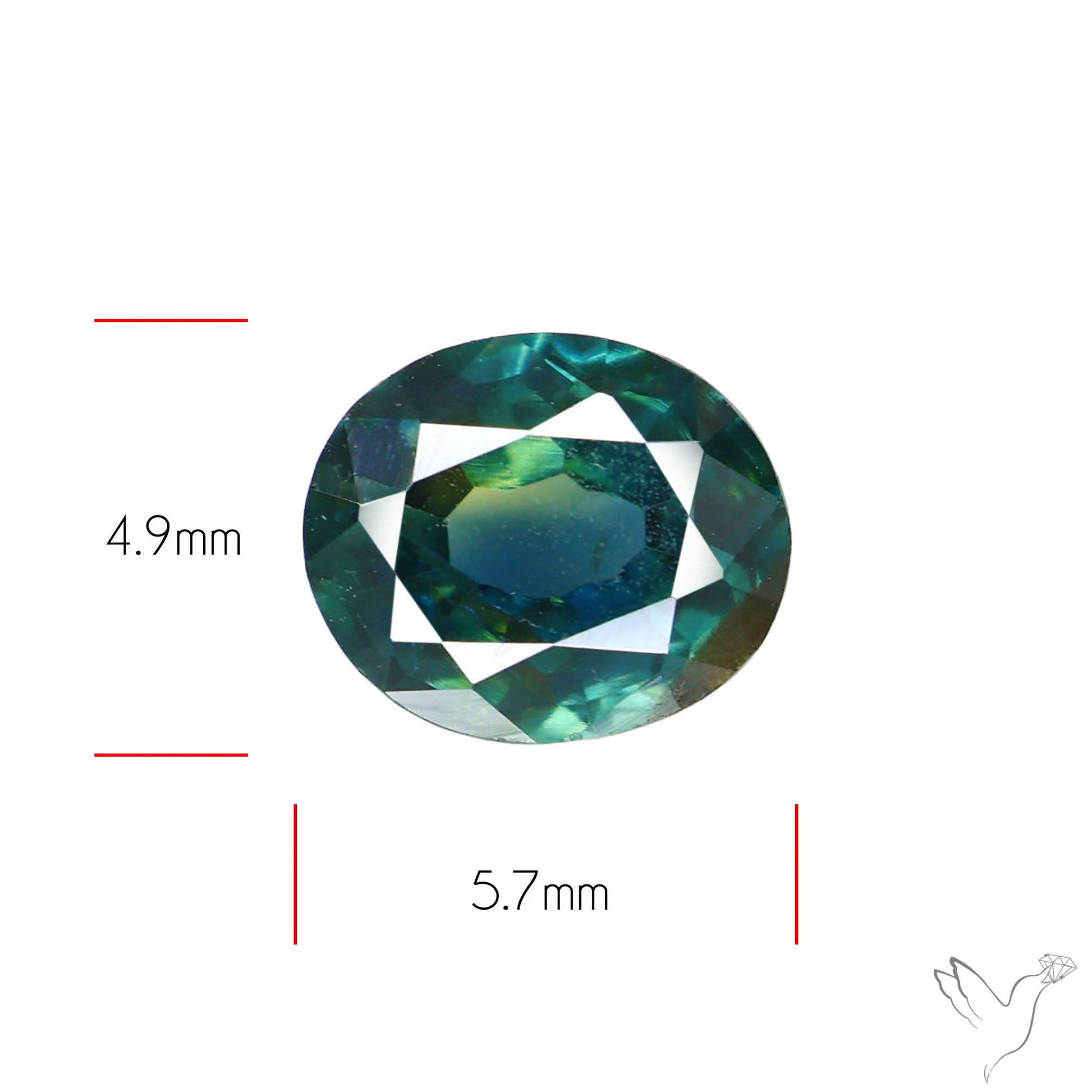 Rare Green Spinel Faceted