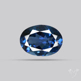Greyish Purple Spinel Faceted