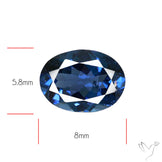 Greyish Purple Spinel Faceted