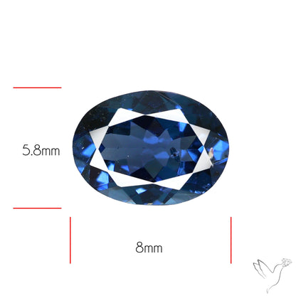 Greyish Purple Spinel Faceted