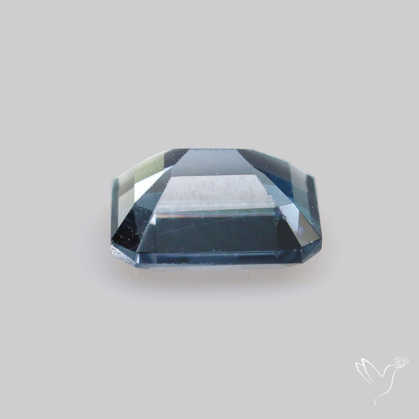 Greyish Purple Spinel Faceted