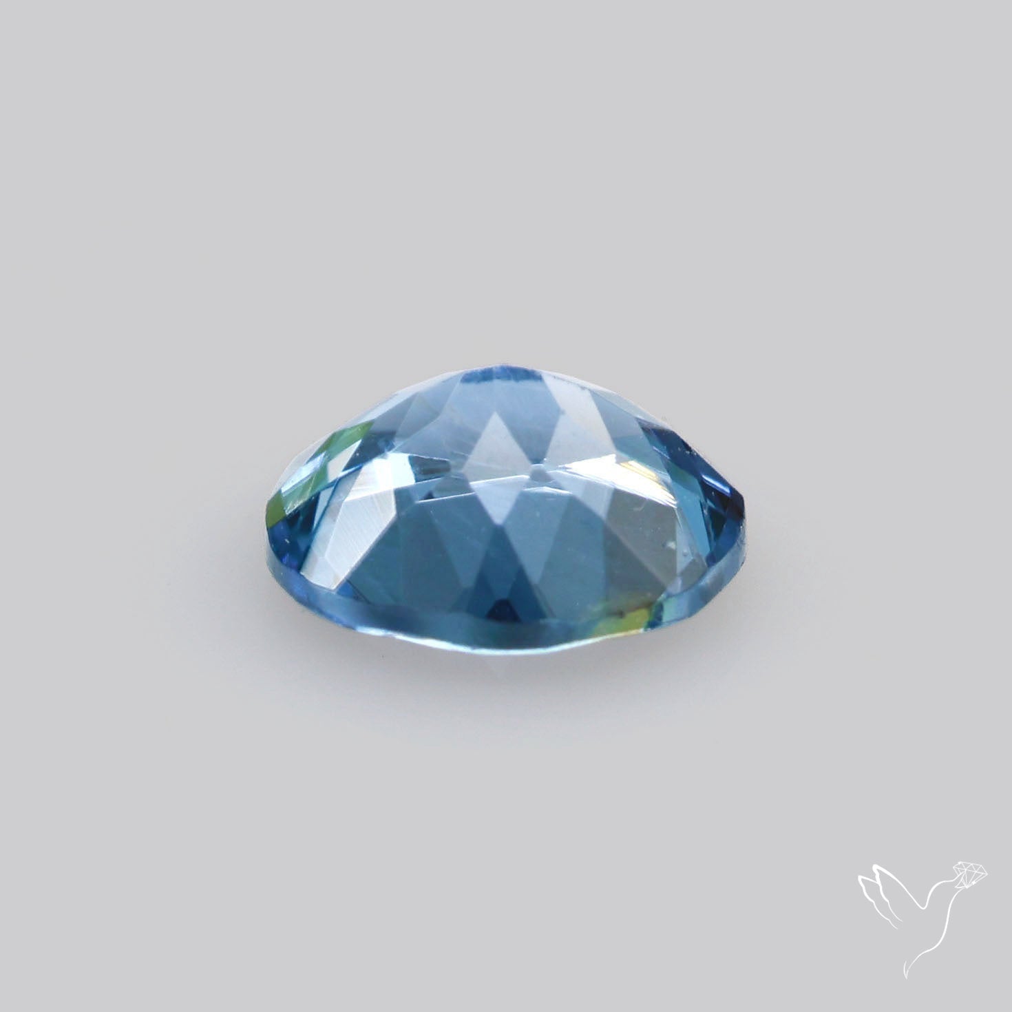 Blue Spinel Faceted