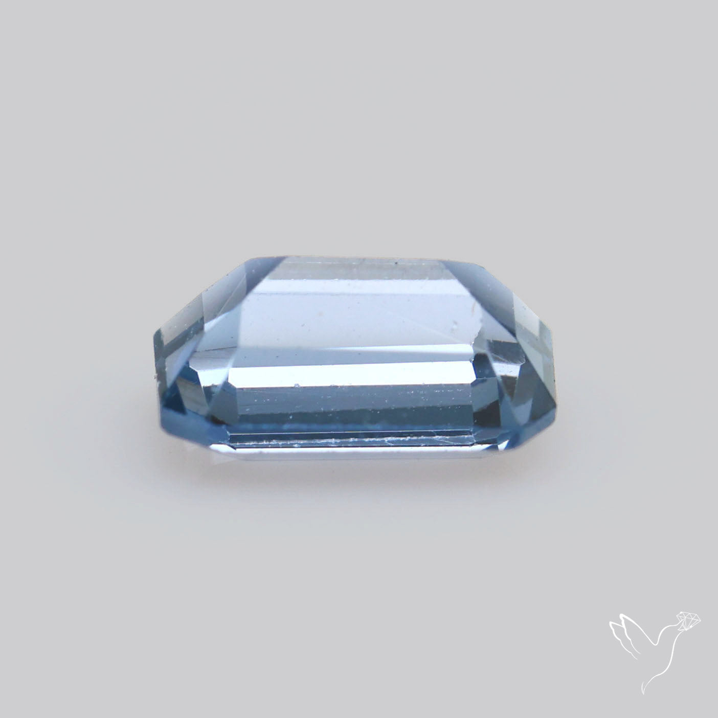Blue Spinel Faceted