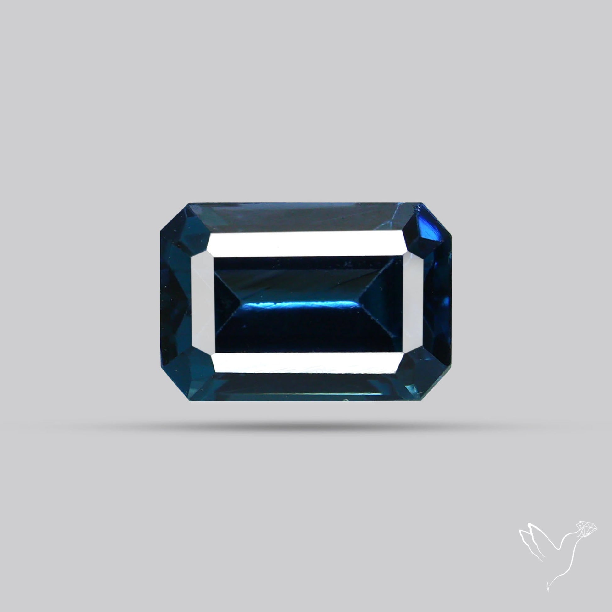 Greyish Purple Spinel Faceted