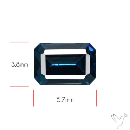 Greyish Purple Spinel Faceted