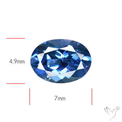 Sky Blue Spinel Faceted