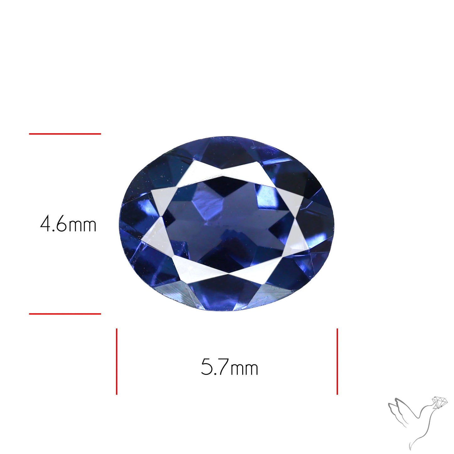 Sky Blue Spinel Faceted