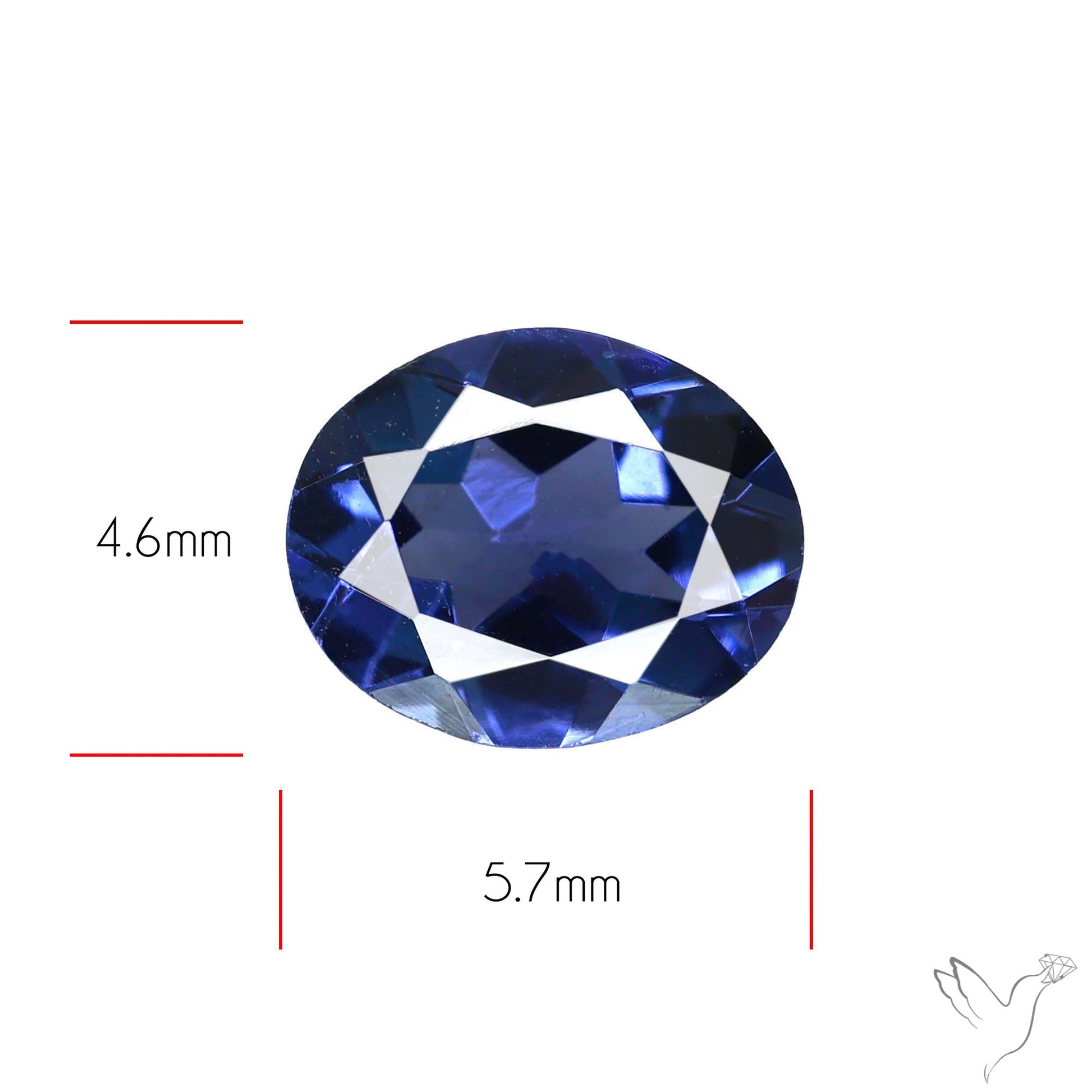 Sky Blue Spinel Faceted