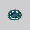 Blue-Green Spinel Faceted