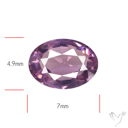 Lavender Spinel Faceted