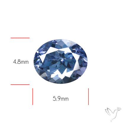 Sky Blue Spinel Faceted