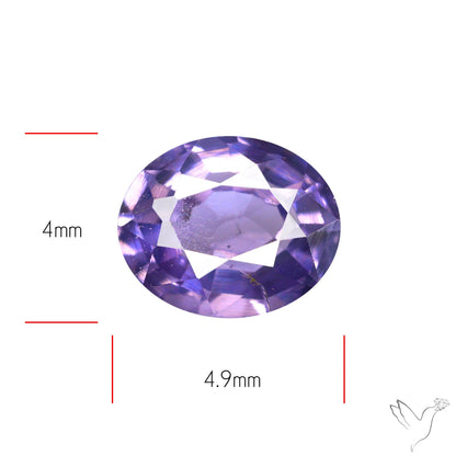 Lavender Spinel Faceted