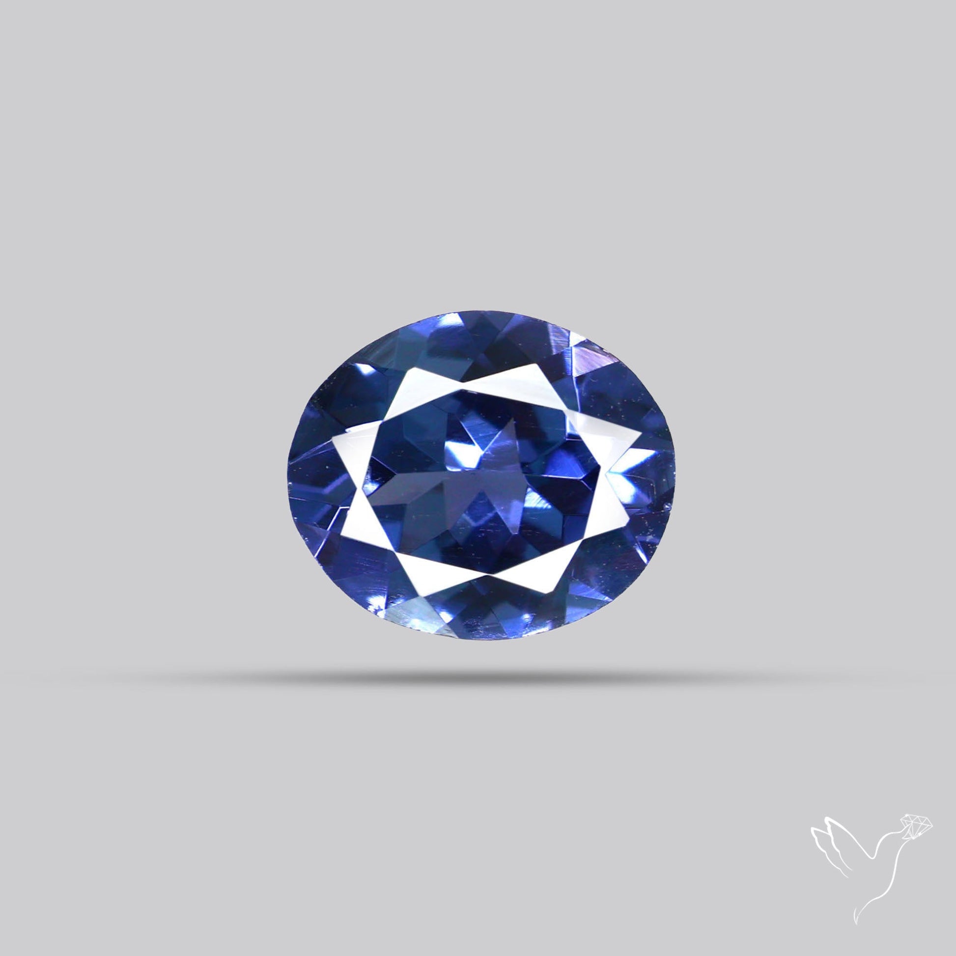 Blue Spinel Faceted