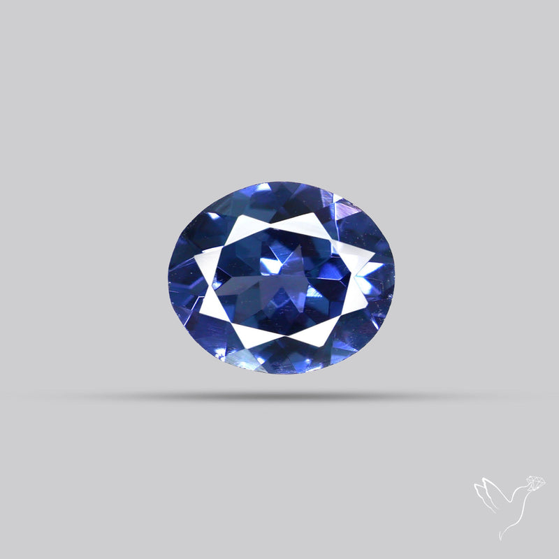 Blue Spinel Faceted