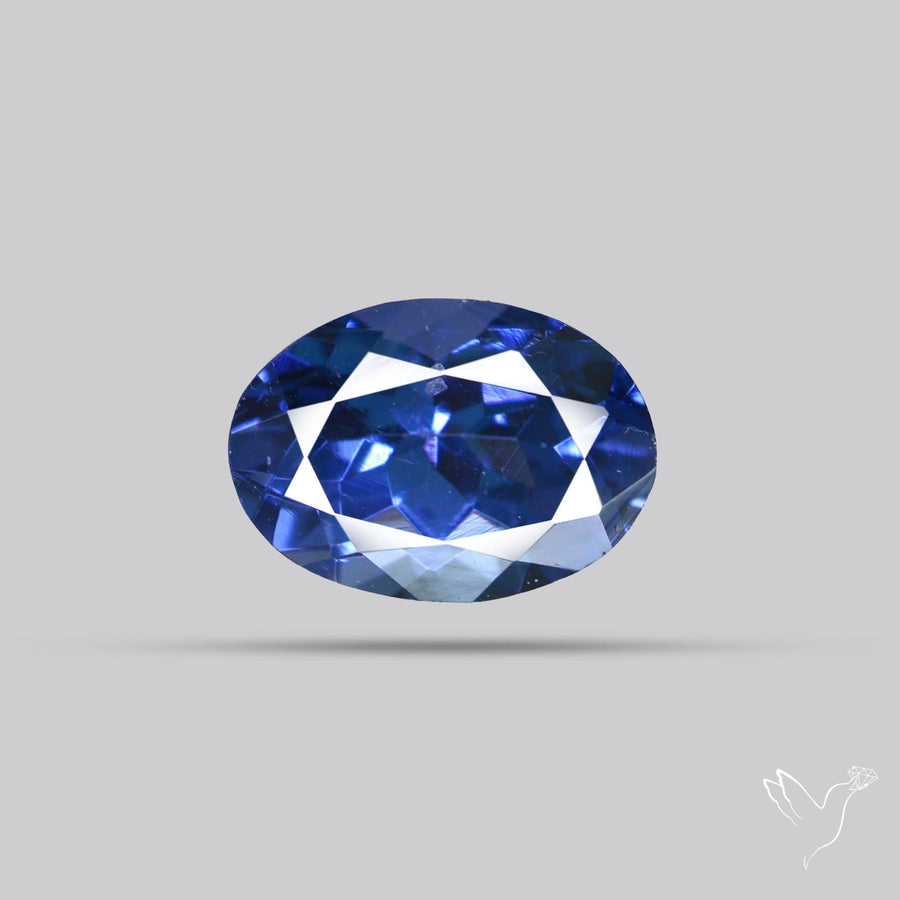 Blue Spinel Faceted